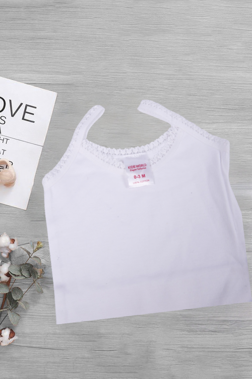 بربتوز مواليد لون أبيض سادة  قطعة واحدة