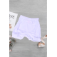 طقم بناتي داخلي لون أبيض قطعتين فنيله علاقي بتطريز دانتيل  وشورت بخصر مطاطي