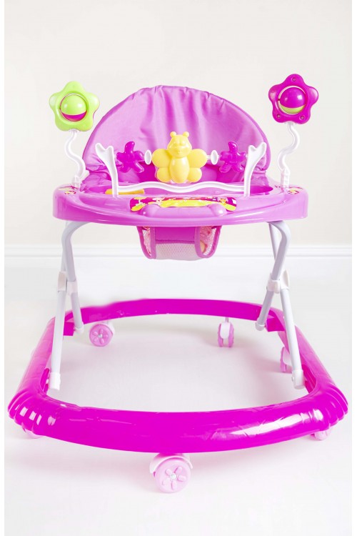 مشاية اطفال بعجلات  قابلة للطي لتعلم المشي مدمجة مع العاب ترفيهية