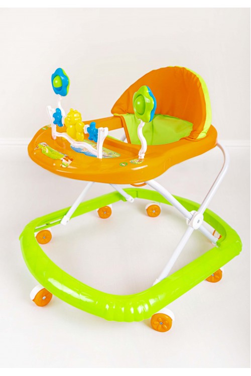 مشاية اطفال بعجلات  قابلة للطي لتعلم المشي مدمجة مع العاب ترفيهية