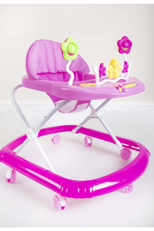 مشاية اطفال بعجلات  قابلة للطي لتعلم المشي مدمجة مع العاب ترفيهية