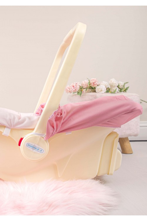 كرسي أطفال بحزام وغطاء حماية