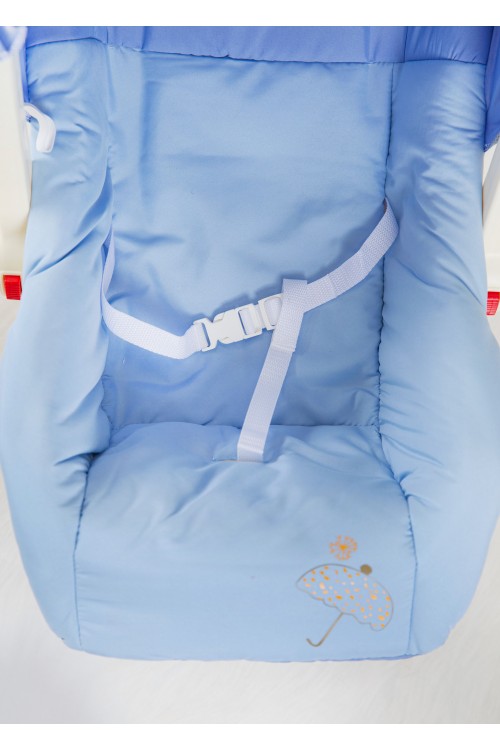 كرسي أطفال بحزام وغطاء حماية