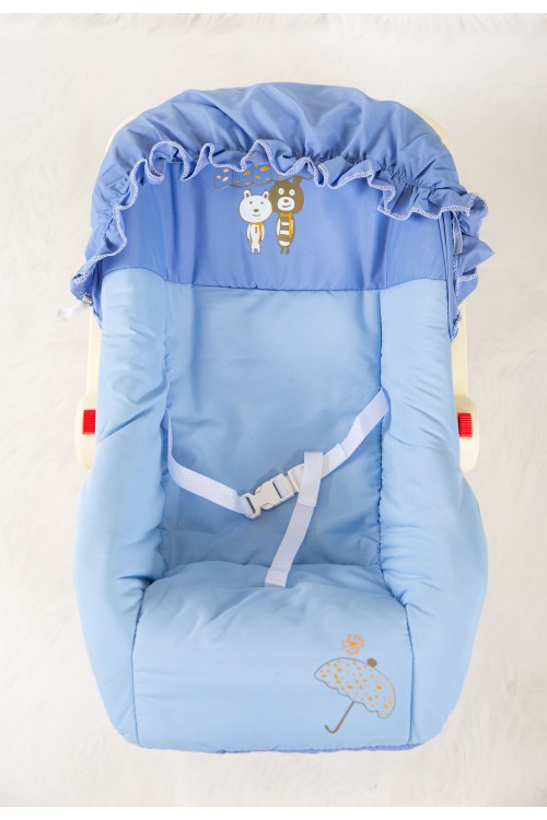 كرسي أطفال بحزام وغطاء حماية