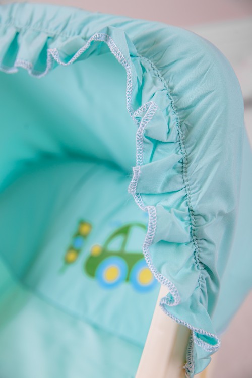 كرسي أطفال بحزام وغطاء حماية