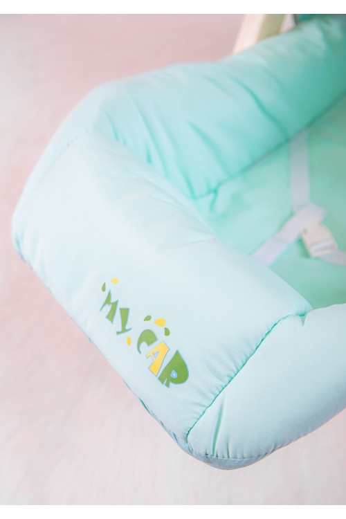 كرسي أطفال بحزام وغطاء حماية