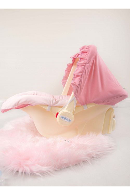 كرسي أطفال بحزام وغطاء حماية