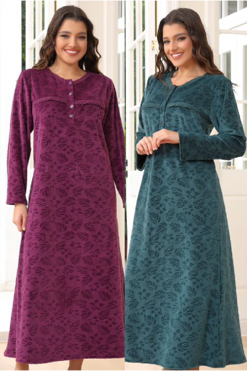 قميص نسائي شتوي أنيق أكمام طويلة بأزرار من الأمام