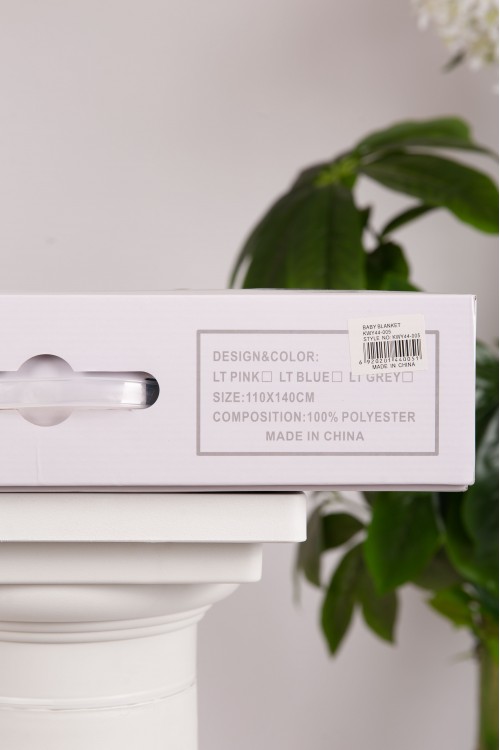 منشفة استحمام مواليد لون أزرق بغطاء رأس مزينة برسومات