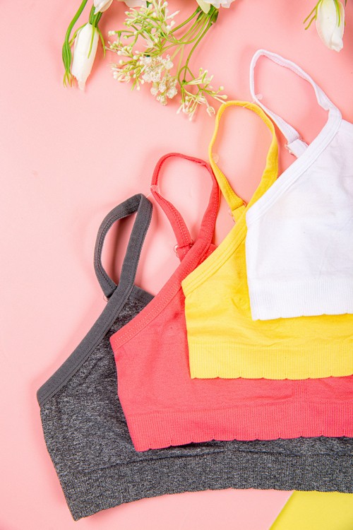 صدرية نسائية متعددة الألوان مجموعة عدد 4 قطع