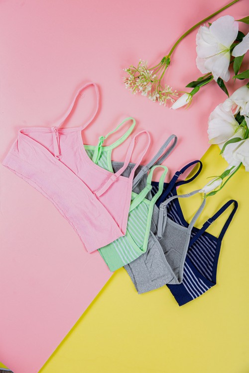 صدرية نسائية متعددة الألوان مجموعة عدد 4 قطع