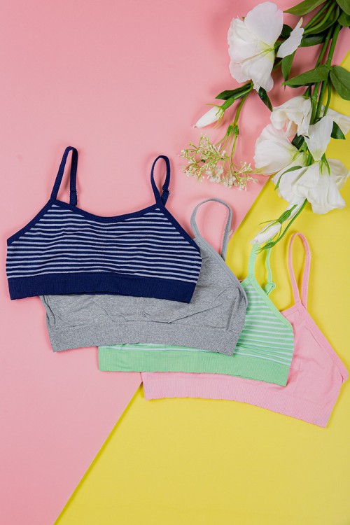 صدرية نسائية متعددة الألوان مجموعة عدد 4 قطع