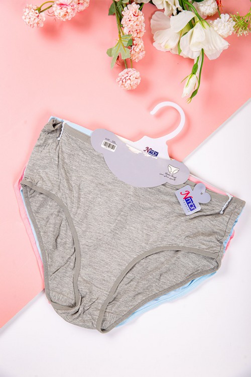 سروال داخلي نسائي متعدد الألوان مجموعة 3 قطع
