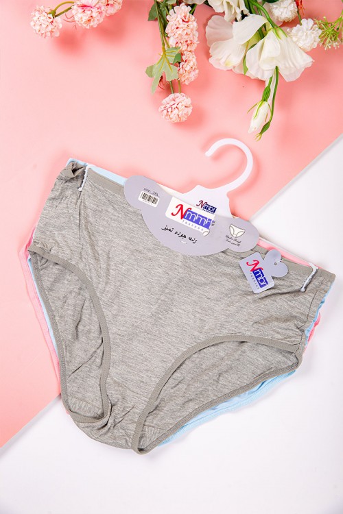 سروال داخلي نسائي متعدد الألوان مجموعة 3 قطع