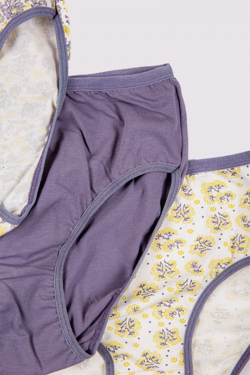 سروال داخلي نسائي مجموعة 3 قطع