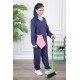 زي عاملة شتوي مبطن قطعتين قماش سادة   أكمام طويلة بياقة شكل سبعه و جيوب من الأمام