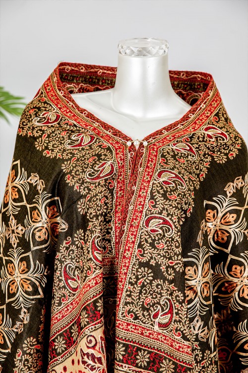 شال كشميري نسائي متعدد الألوان