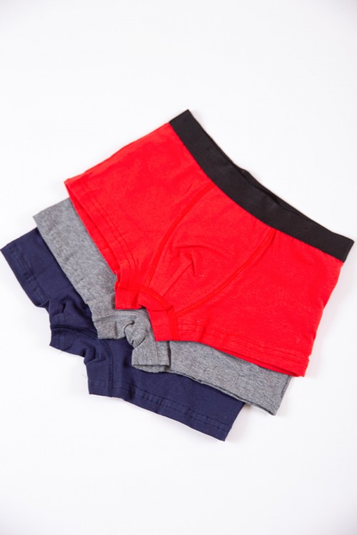 بوكسر ولادي عدد 3 قطع متعدد الألوان