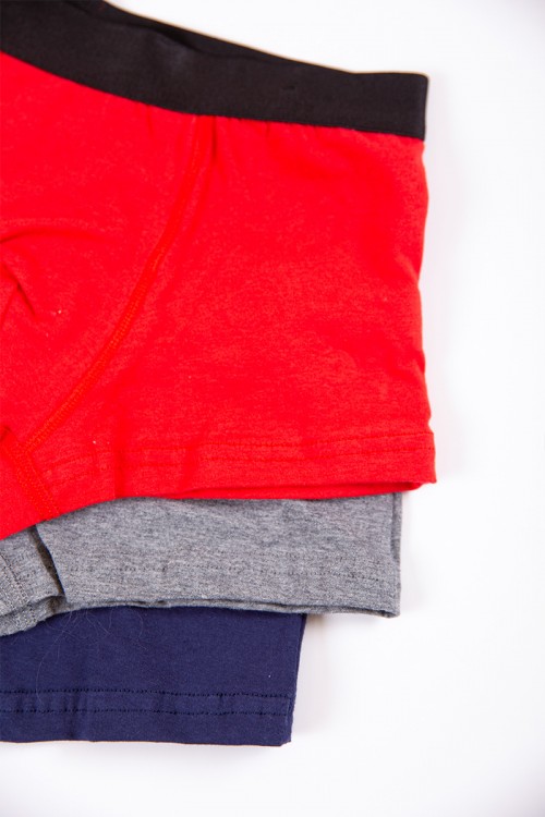 بوكسر ولادي عدد 3 قطع متعدد الألوان