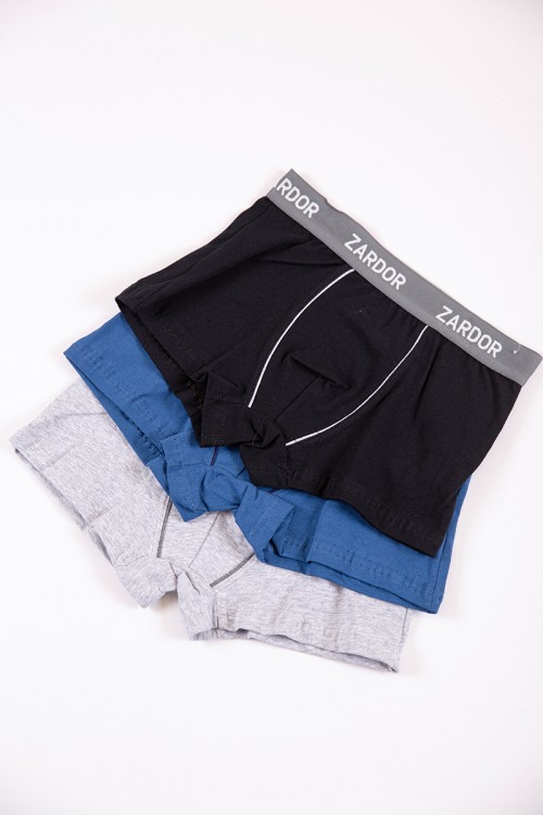 بوكسر ولادي عدد 3 قطع متعدد الألوان