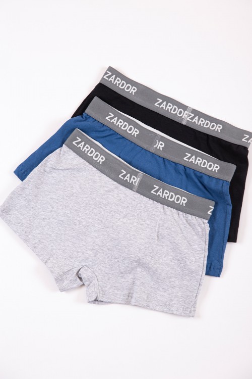 بوكسر ولادي عدد 3 قطع متعدد الألوان