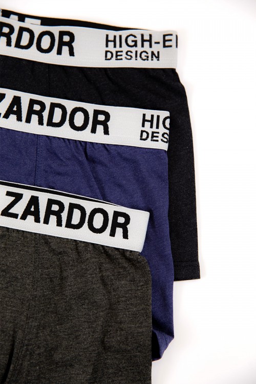 بوكسر رجالي عدد 3 قطع متعدد الألوان