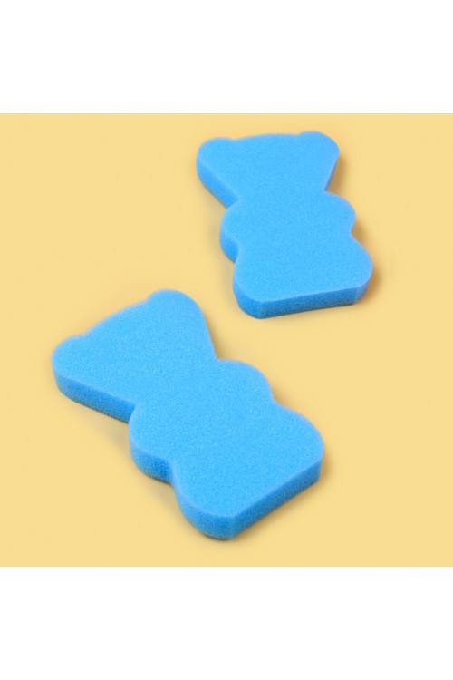 إسفنجة استحمام مانعة من الانزلاق - 3 قطع