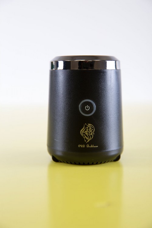 مبخرة كهربائية متنقلة لون أسود مع ملحقاتها