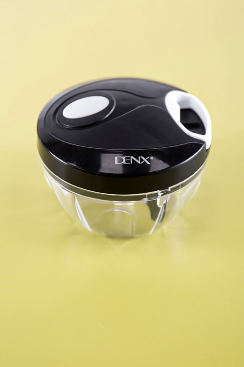 قطاعة خضروات يدوية 3 شفرات لون أسود