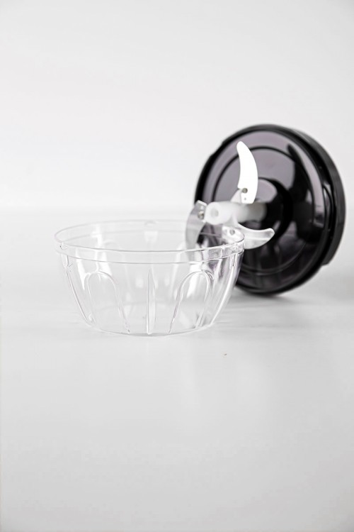 قطاعة خضروات يدوية 3 شفرات لون أسود