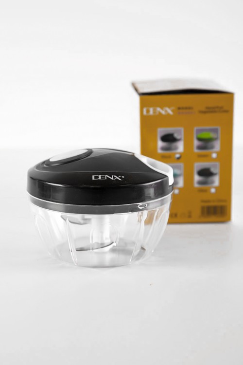 قطاعة خضروات يدوية 3 شفرات لون أسود