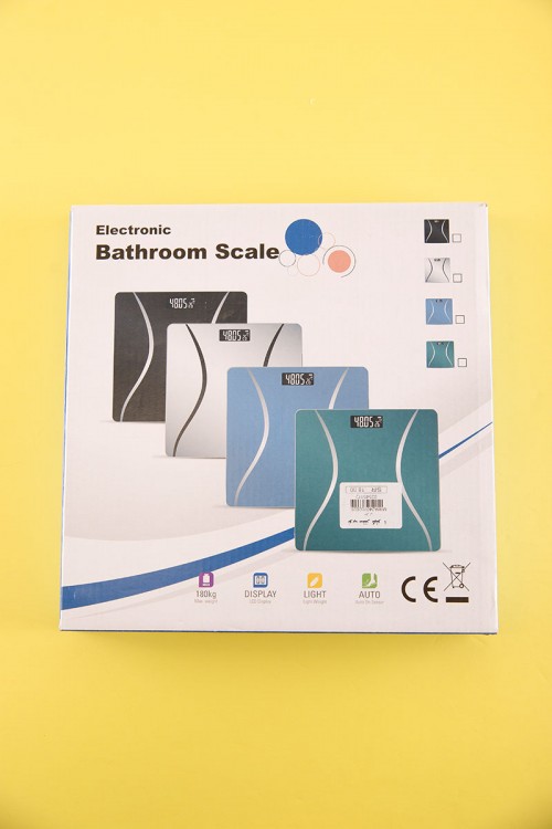 ميزان قياس الوزن الإلكتروني لون وردي