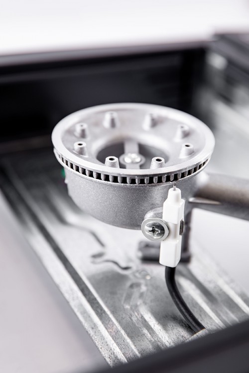 موقد غاز متنقل للرحلات عين واحدة مع شنطة لون أسود