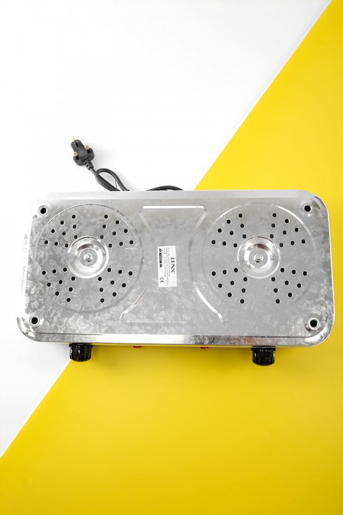 موقد كهربائي محمول حلزوني مزدوج للتسخين و الطهي