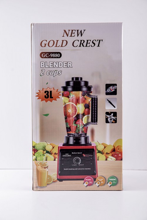 خلاط كهربائي و مطحنة مع ملحقاتها لون أسود و أحمر