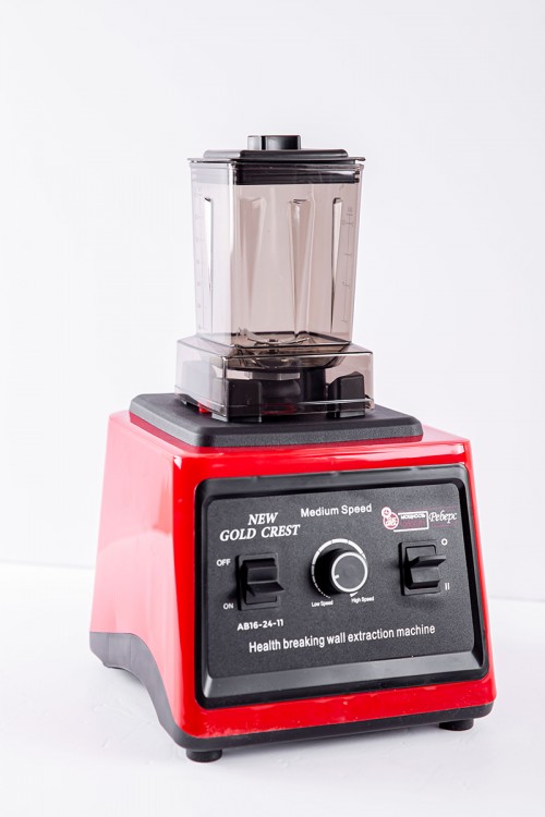 خلاط كهربائي و مطحنة مع ملحقاتها لون أسود و أحمر