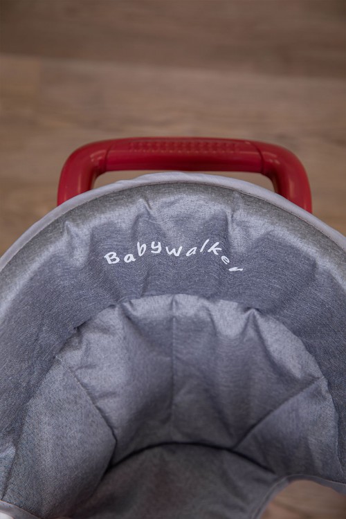 مشاية أطفال متعددة الألوان على شكل سيارة قابلة للطي و مضادة للإنزلاق مع لوح ألعاب