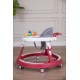 مشاية أطفال متعددة الألوان قابلة للطي و مضادة للإنزلاق مع لوح ألعاب