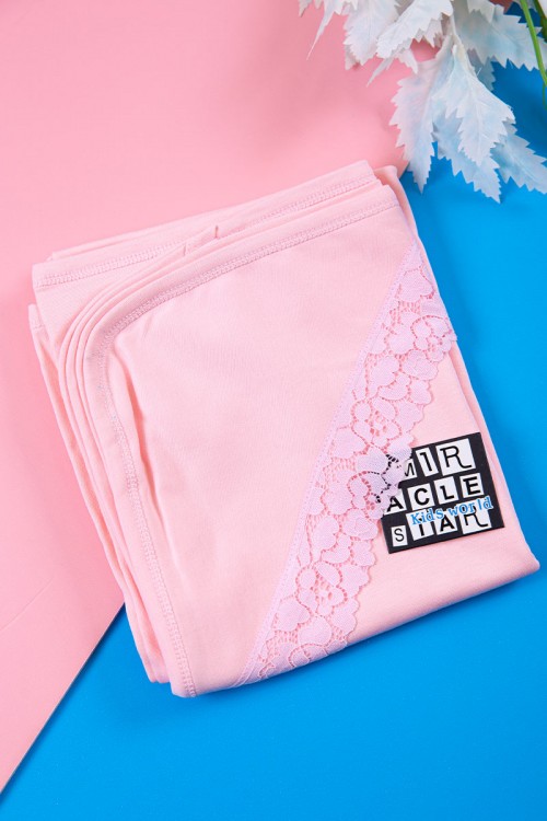 كوفلة أطفال لون وردي