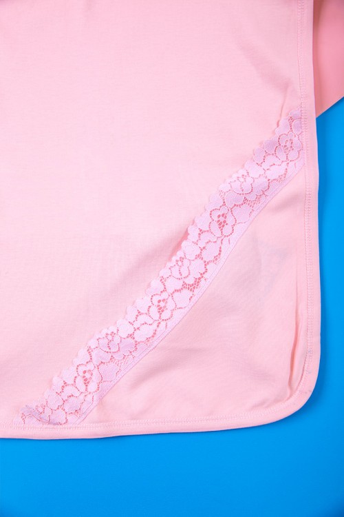 كوفلة أطفال لون وردي