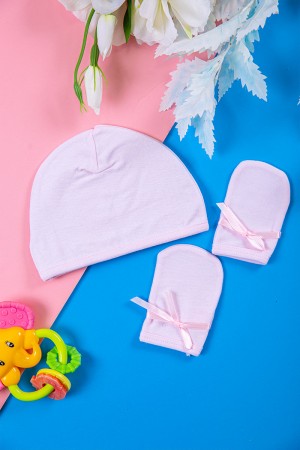 طقم أطفال قطعتين قبعة و جونتي متعدد الألوان