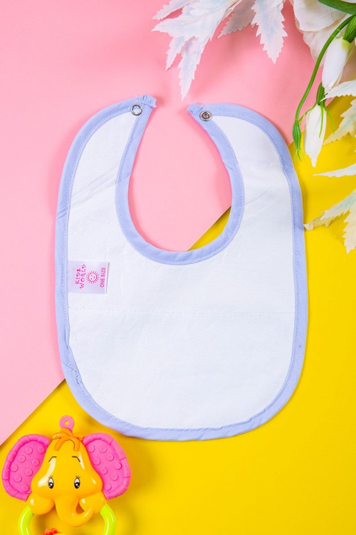 مريلة أطفال متعددة الألوان مزينة بقماش دانتيل من الأمام