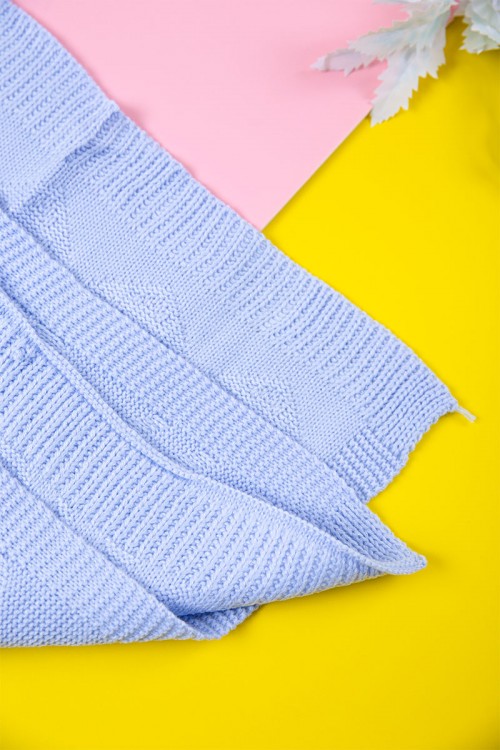 شال أطفال صوف متعدد الألوان