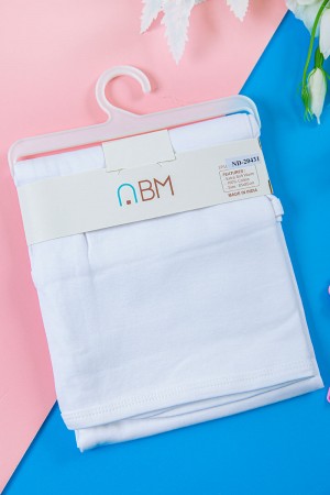 كوفلة أطفال لون أبيض