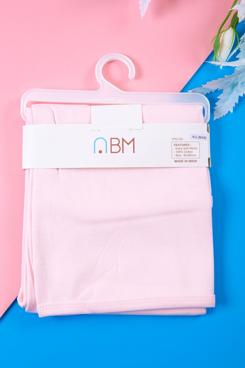 كوفلة أطفال لون وردي