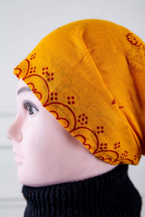 منديل جنوبي عسيري مشجر لون أصفر