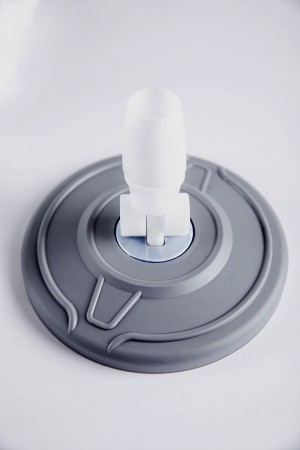 ممسحة أرضية مع دلو مقسّم لجزئين بدوران 360 درجة مع قطعة غيار 