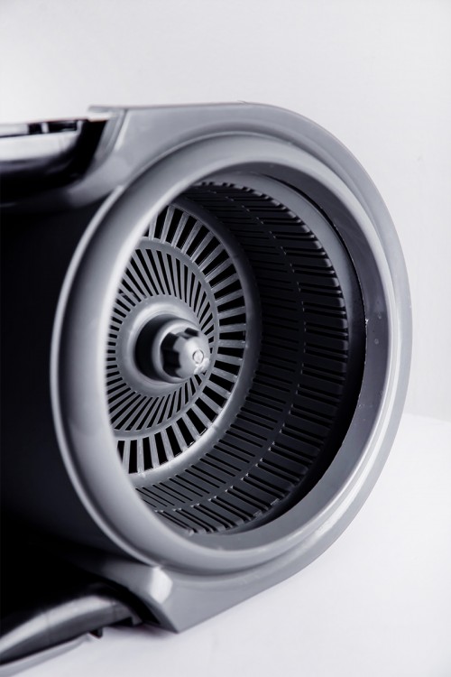 ممسحة أرضية مع دلو مقسّم لجزئين بدوران 360 درجة مع قطعة غيار