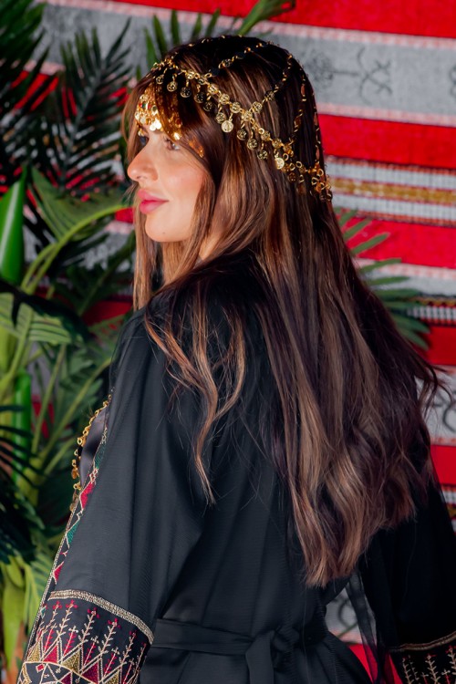 اكسسوار شعر تراثي لون ذهبي بجنيهات