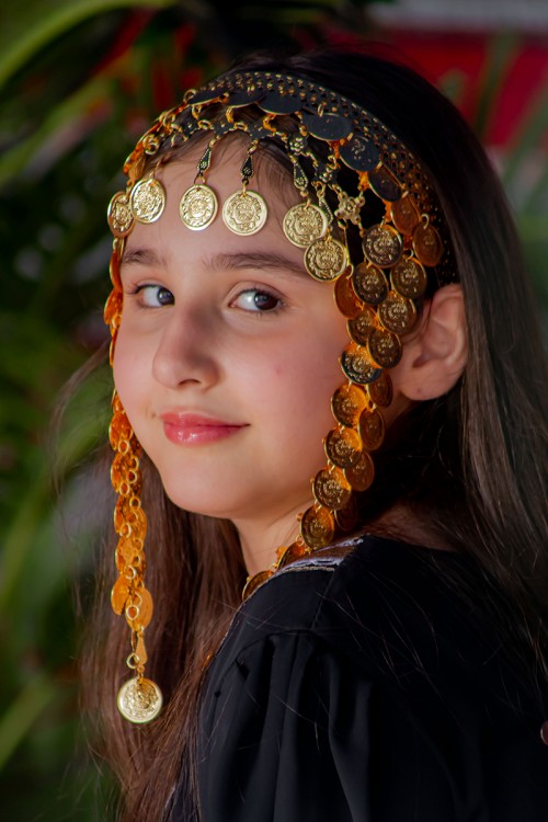 اكسسوار شعر تراثي لون ذهبي بجنيهات